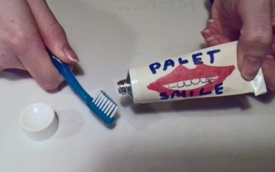 Making tooth paste.
