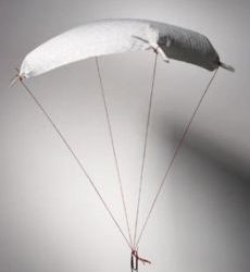 Silk paper parachute